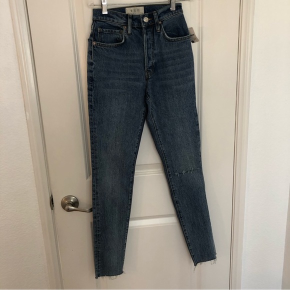 Tavimart Multi Pockets Jeans Cargo Pants Women Y2K Streetwear Button Fly High Waist Loose Casual Denim Trousers All Matching Bottoms